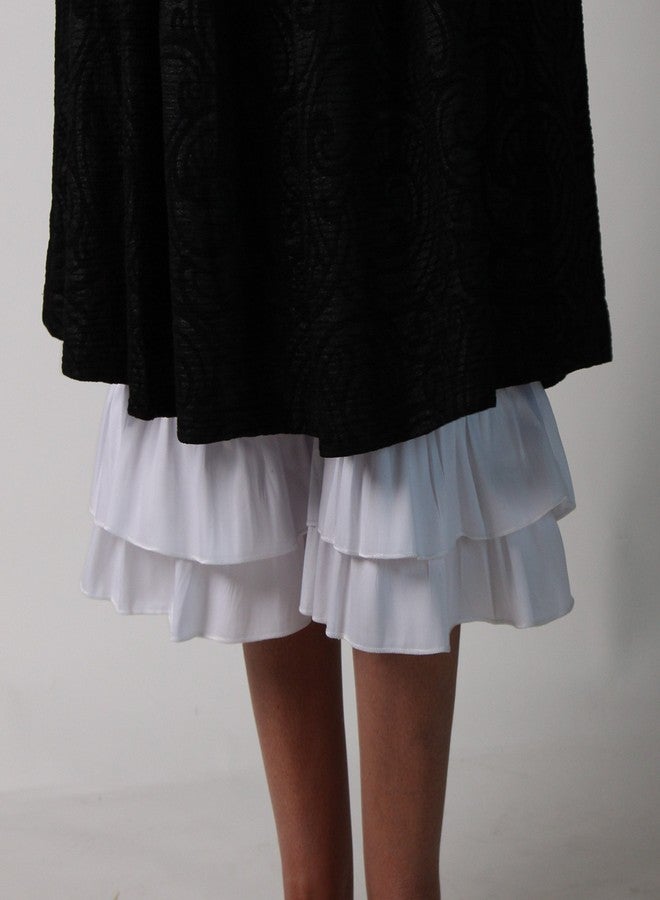 Making Believe Women's Renaissance Ruffle Bloomers (Women's Small 4-6, White) - Image 5